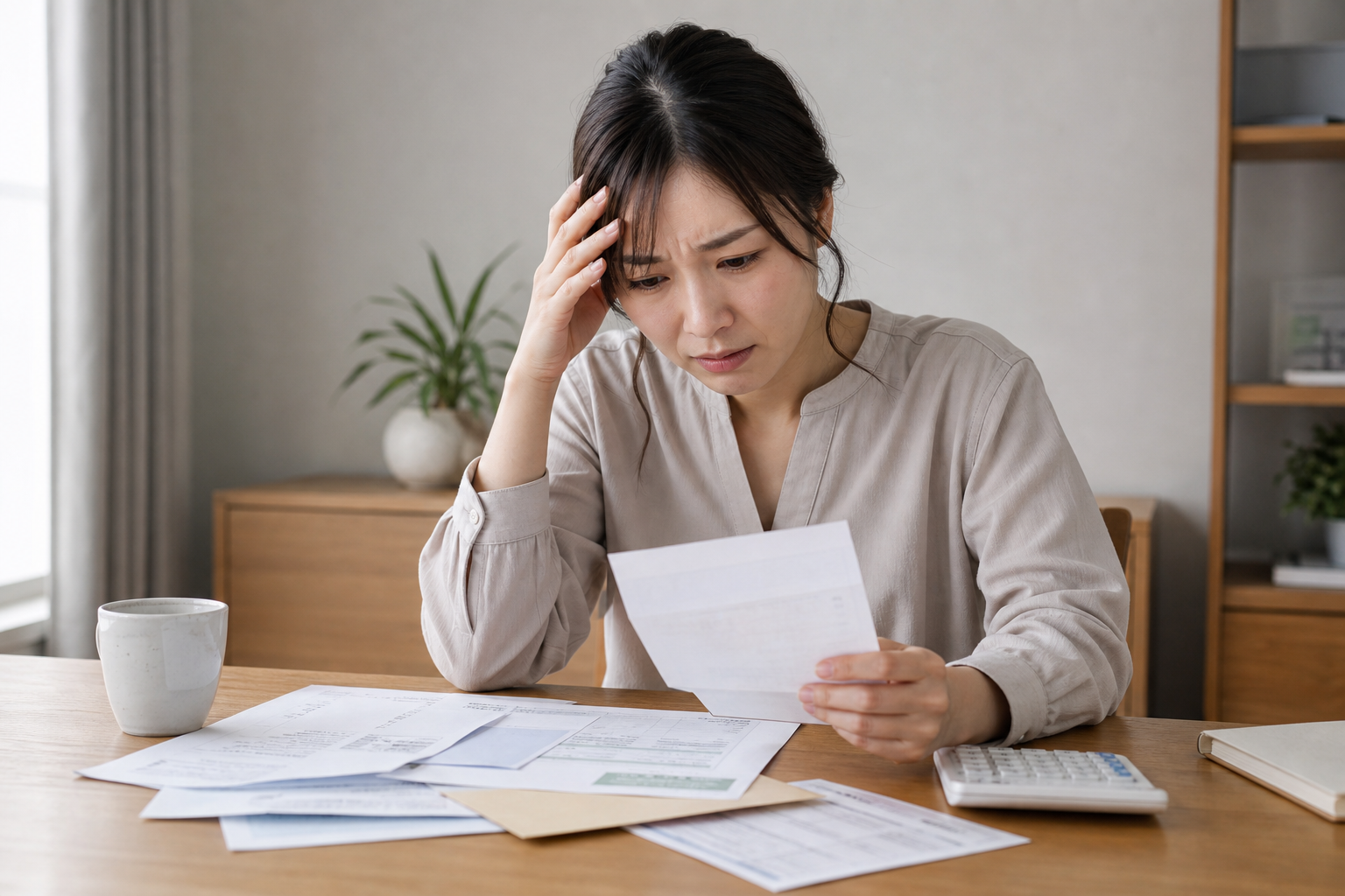 借金問題をひとりで抱えて悩んでいる相談者